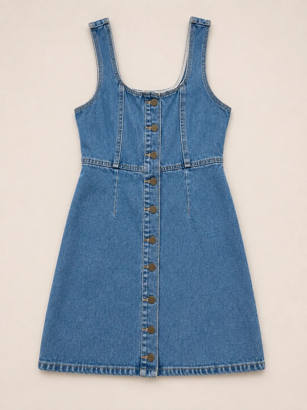 Urban Outfitters Denim Button Front Mini Dress – Size 0